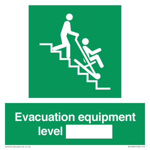 Evacuation equipment level